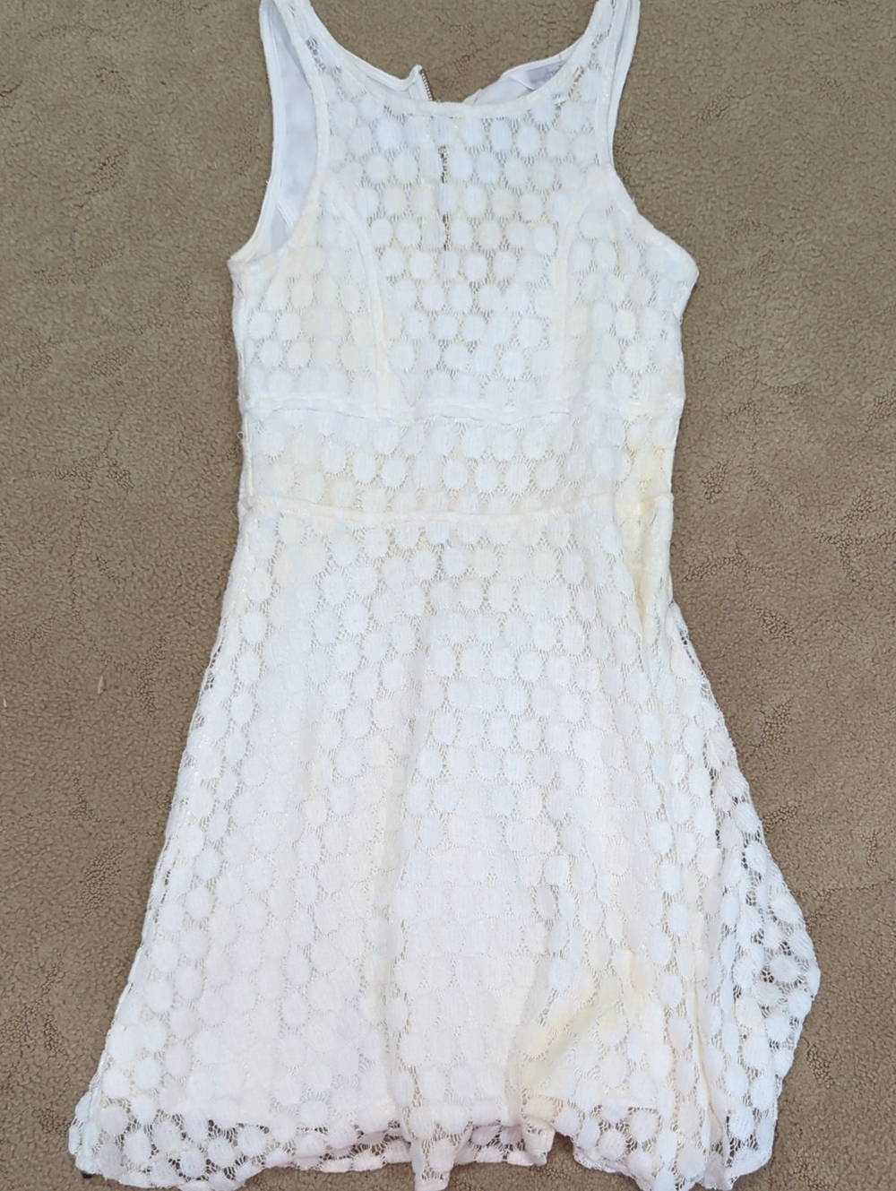 Charming Charlie White Lace Dress